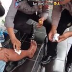 Bantu warga kecelakaan ,Briptu ardigunawan kaget videonya viral