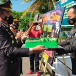 Kapolres Sinjai Beri Kejutan Ke Dandim 1424 Dalam Rangka HUT TNI Ke- 76 Tahun 2021