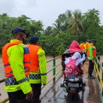 SAR Brimob Batalyon C Pelopor Lakukan Patroli ke Wilayah Rawan Banjir, Intensitas Hujan Cukup  deras selama dua Hari