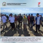 Ketua DPRD Sulbar dan beberapa Anggota DPRD provinsi Sulawesi barat Meninjau Pertambangan Batu Gajah di Desa Lebani dan Laboang Rano , Tappalang Barat MAMUJU