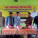 Hearing Dialog “Efektivitas Fungsi Pengawasan DPRD Terhadap Pelayanan Publik”.di desa Kuo mateng