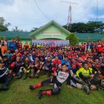Ngetrail Bareng diPerbatasan Sinergitas TNI-Polri Bersama Komunitas Trabas Kaltara 