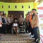 Wujud Solidaritas Polri, Kapolres Nunukan Salurkan Tali Asih Ke Personel Yang Sedang Sakit
