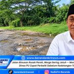 Jalan Binusan Rusak Parah, Warga Sering Jatuh, Mansur Desak Dinas PU Cepat Perbaiki Sebelum Kedatangan Tamu