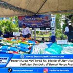 Bazar Murah HUT ke-81 TNI Digelar di Alun-Alun Nunukan, Sediakan Sembako di Bawah Harga Pasaran