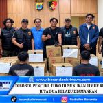 Dibobol Pencuri, Toko di Nunukan Timur Rugi Rp150 Juta — Dua Pelaku Diamankan