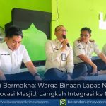Asimilasi Bermakna: Warga Binaan Lapas Nunukan Bantu Renovasi Masjid, Langkah Integrasi ke Masyarakat